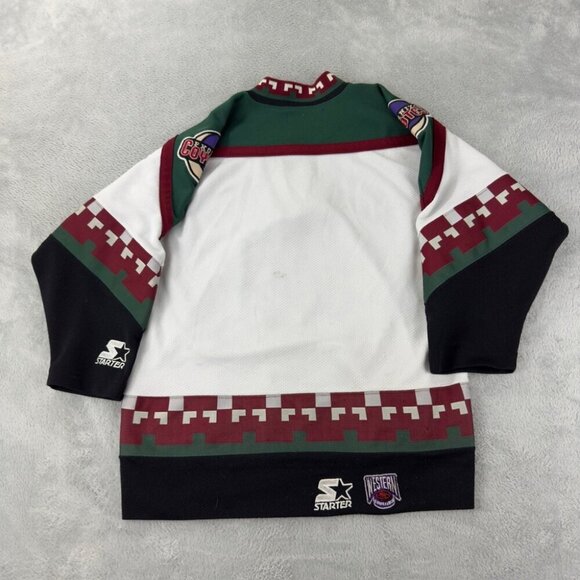 Vtg Starter Arizona Coyotes Hockey Jersey Youth Size Small - Picture 3 of 16